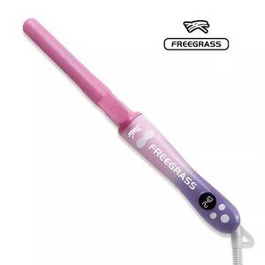 Freegrass 360 Self Curling Iron multi-speed temperature LCD display design